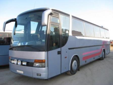 Autobusu noma Kuldīgā Setra 44 49 50 55 sēdvietas 